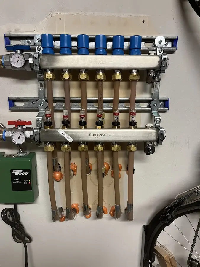 Plumber performing Gas Leak Detection at a residential property in Ocean Shores